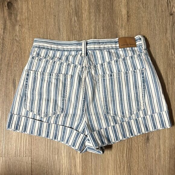 AMERICAN EAGLE Striped Mom Shorts - Picture 6 of 9